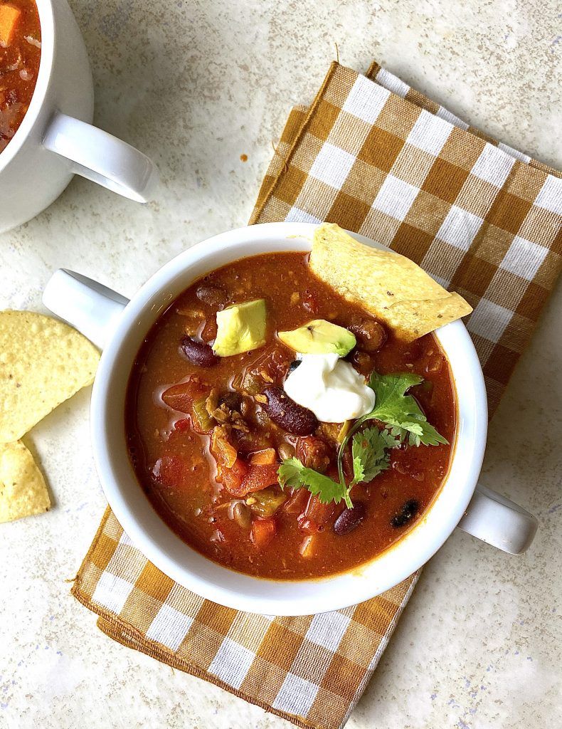 Vegan Chili with Soy Chorizo