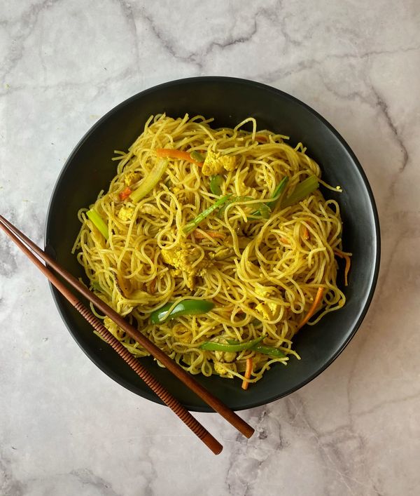 Vegan Singapore Noodles