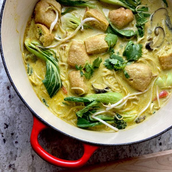 Vegan Curry Laksa Soup