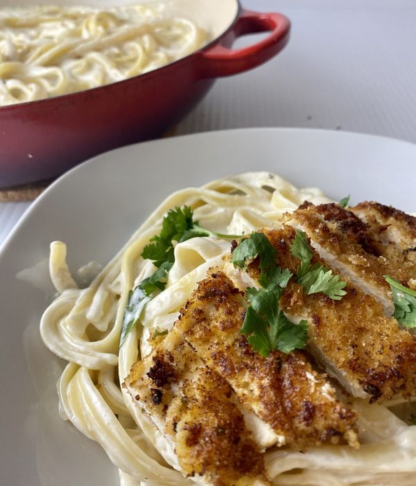 Fettuccine Alfredo with Chicken